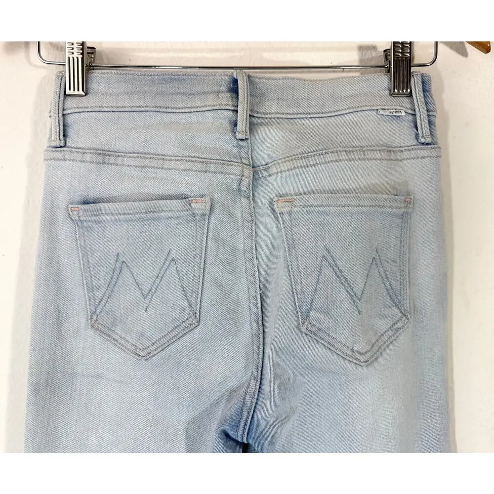 MOTHER The Super Cruiser Double Heel High Rise Flare Jeans Sexico Mex Sz 25 - Picture 7 of 14